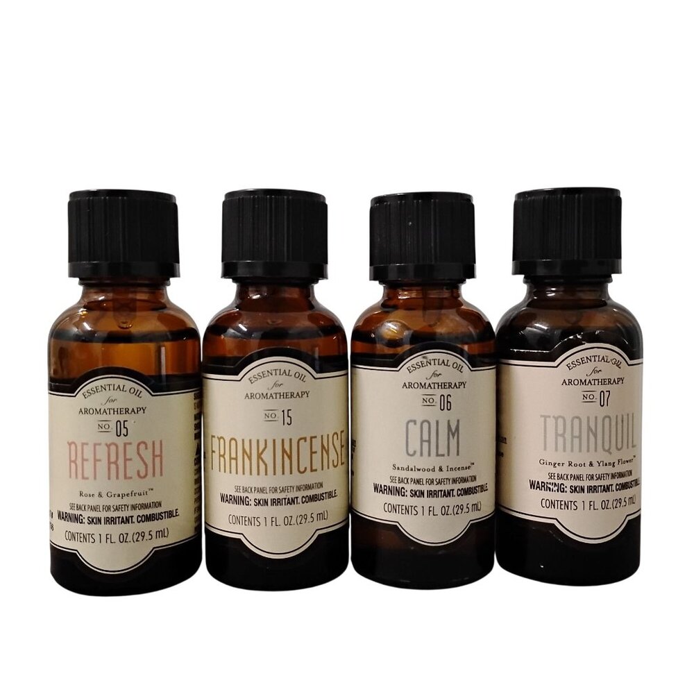 Aromatherapy Essential Oil Set Frankensense Calm Tranquil Holistic Wellness & Re